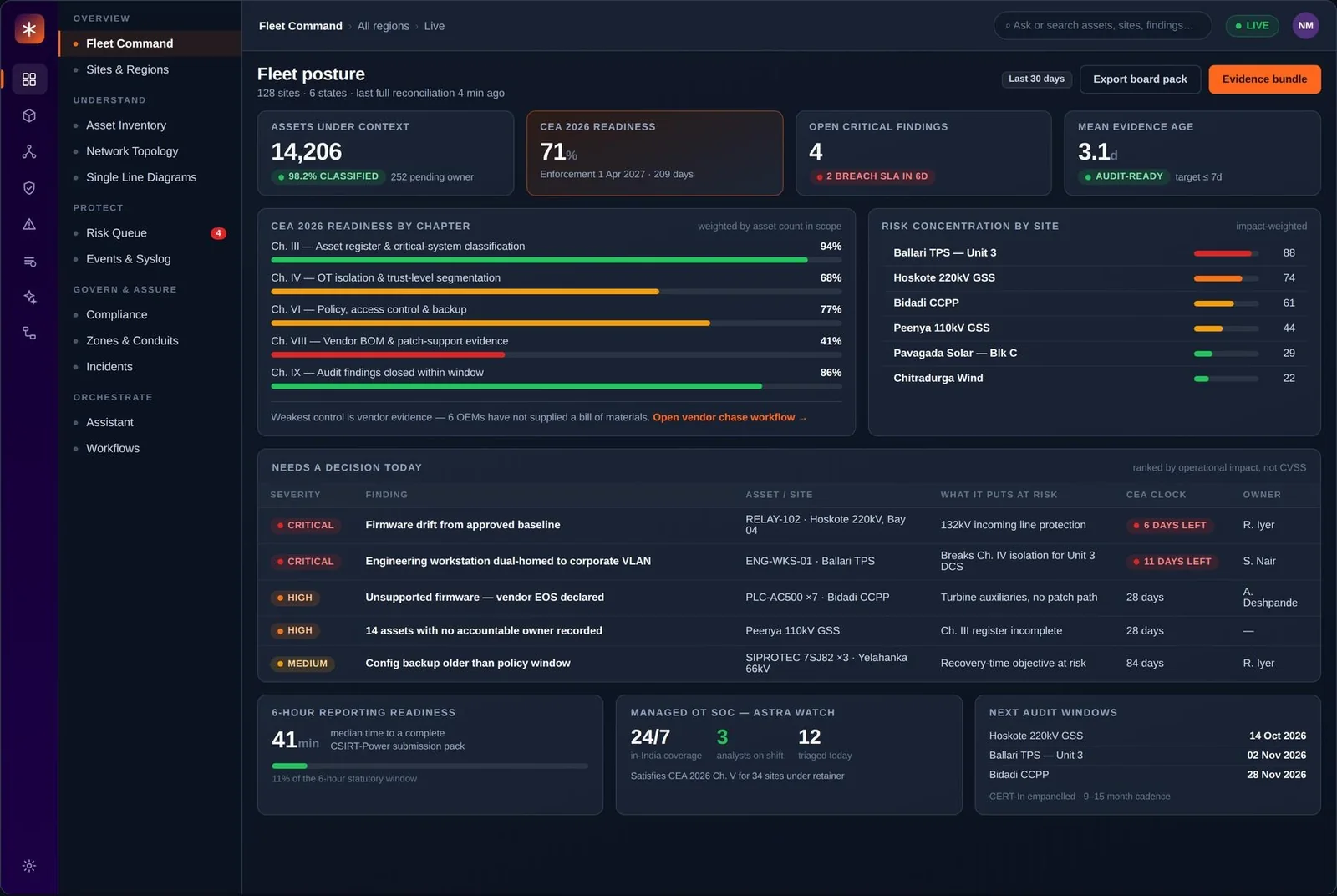 Fleet Command — concept view